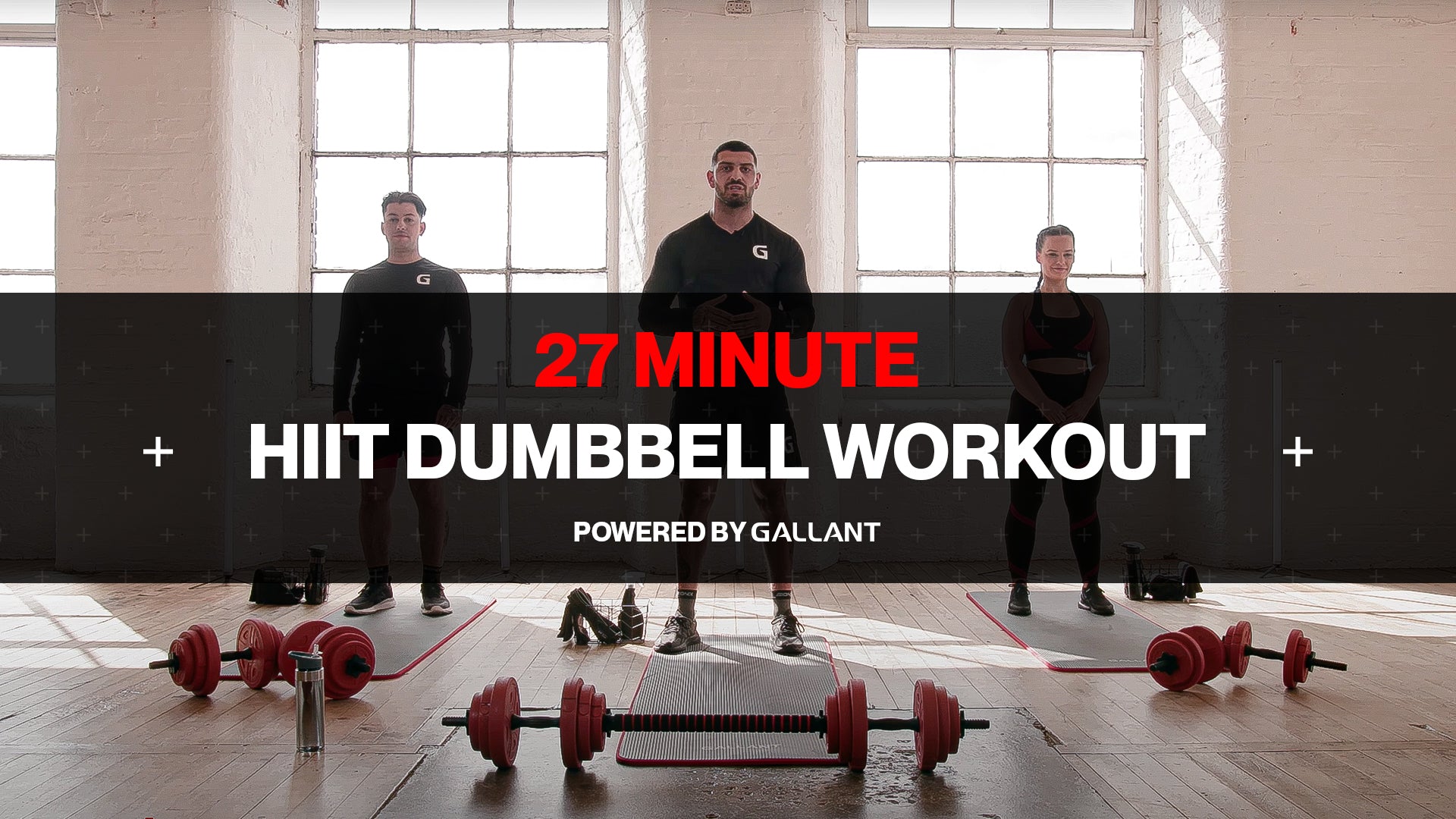Full Body Dumbbell workout | 27 min with warm up and cool down | Powered By Gallant