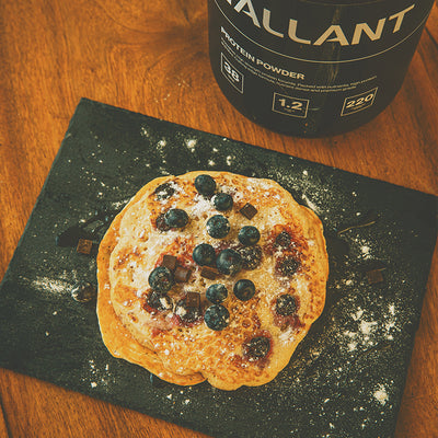 Protein Blueberry Pancakes | Powered By Gallant Series | Breakfast