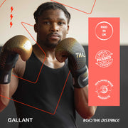 Atomic Boxing Gloves - Gold Go The Distance.