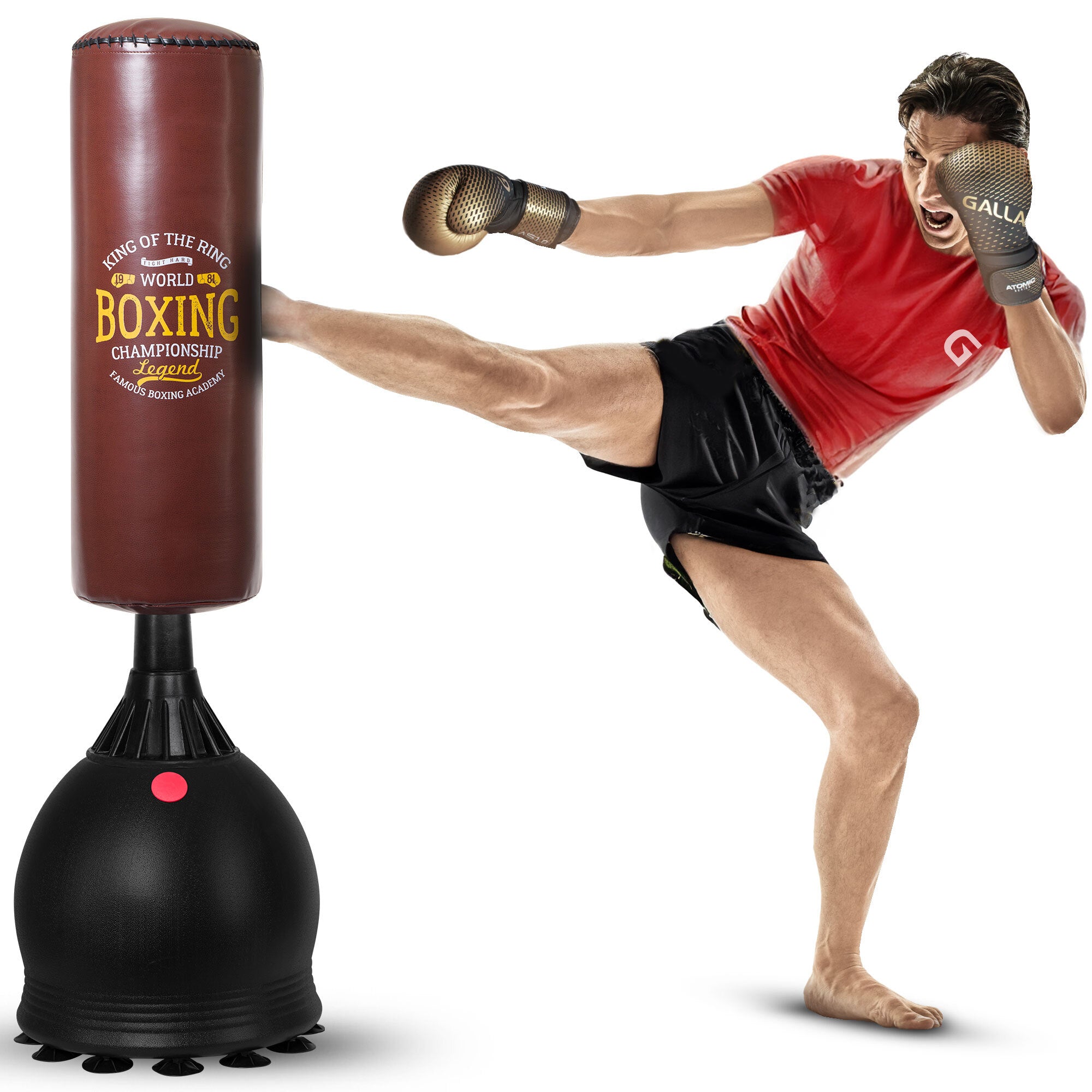Boxing Gloves Heavy Duty Punch Bag Stand Prime Heavy Bag Stand