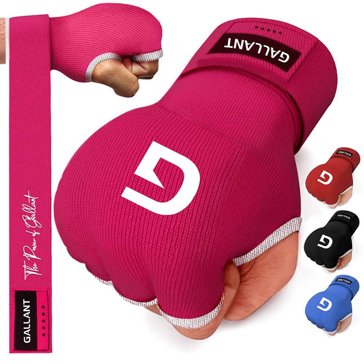 Gallant Heritage Boxing Gel Inner Hand Wrap - Pink Main IMG.