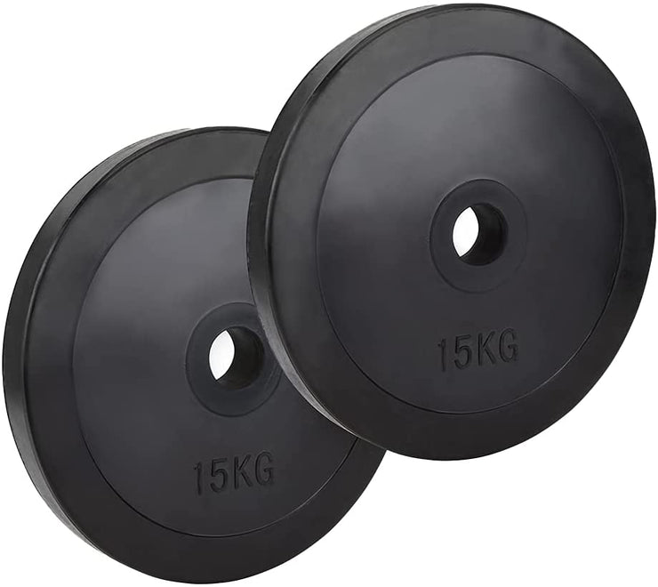 Olympic Rubber Bumper Weight Lifting Crumb Plates Set,Main IMG 15-KG.