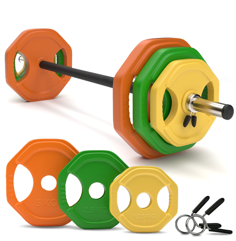 Body Pump Set 20KG is les mills class workout weight barbell smart power tube