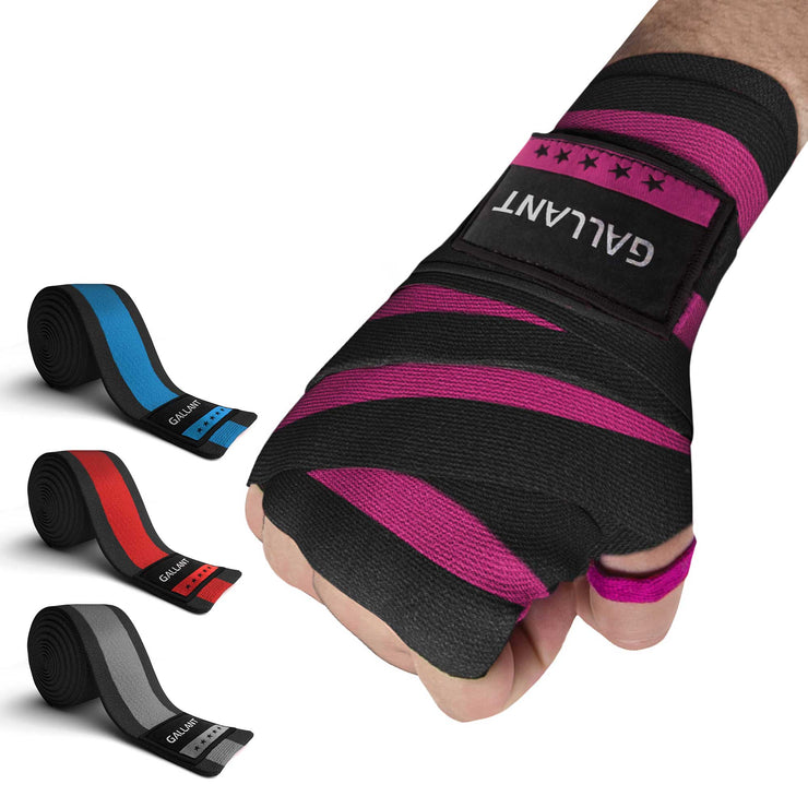 Gallant heritage boxing hand wraps pink wrist muay thai best gloves tape for hans gel gym .