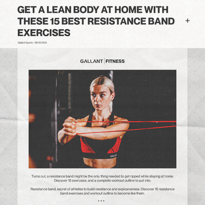 Get a Lean Body at Home with these 15 Best Resistance Band Exercises
