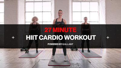 27 Minute HIIT Cardio Workout | Powered By Gallant