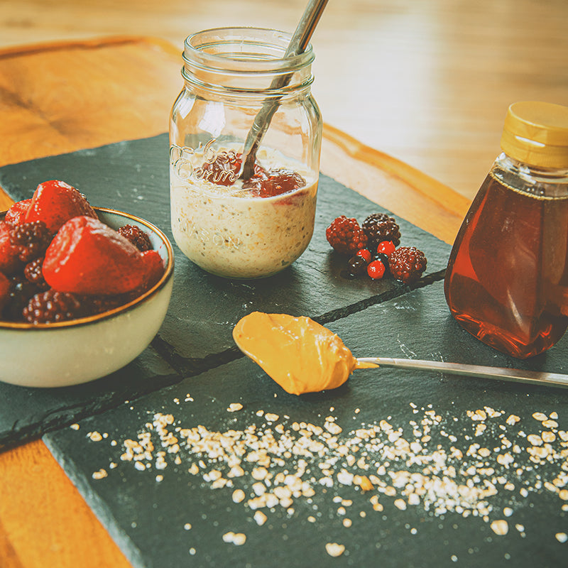 PB and J Overnight Oats | Powered By Gallant Series | Breakfast