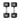 Rubber Encased Cast Iron Hex Dumbbells 10kg Set Main IMG.