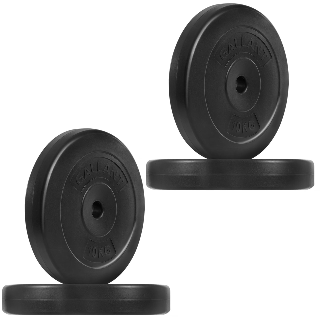 Gallant Weight Plates - 10kg Standard 1 Inch Vinyl Weights Discs 20KG-100KG - 10kg Weight Plates 40kg Main IMG.