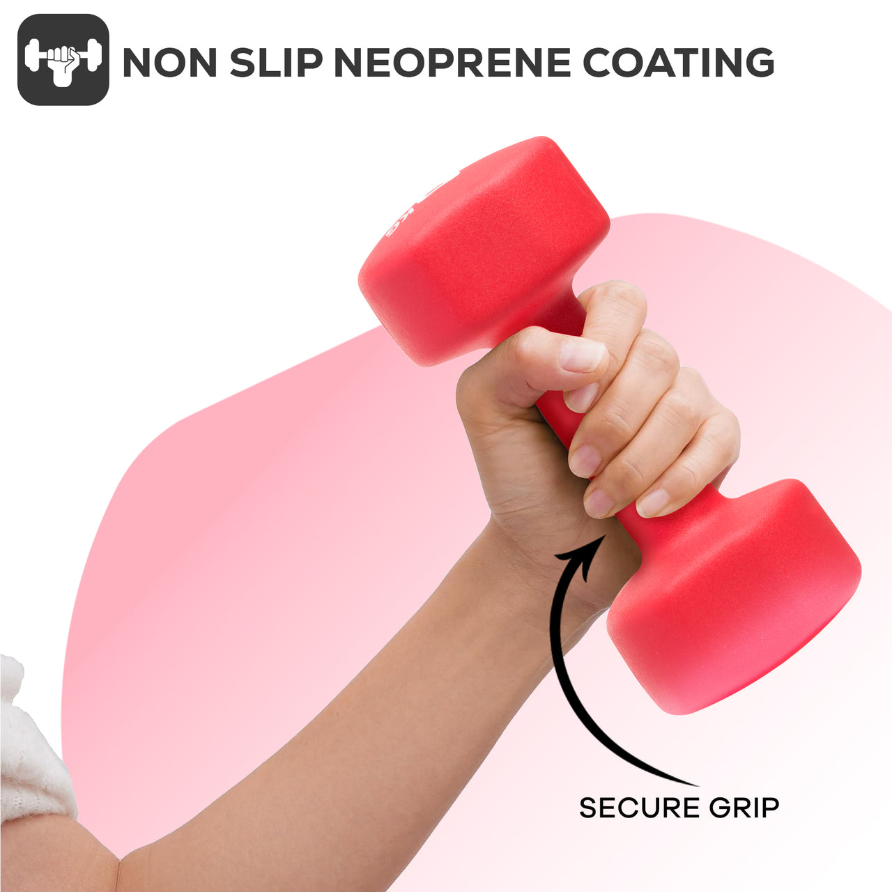 Gallant Neoprene Dumbbells Hand Weights Pair Non Slip Neoprene Coating.