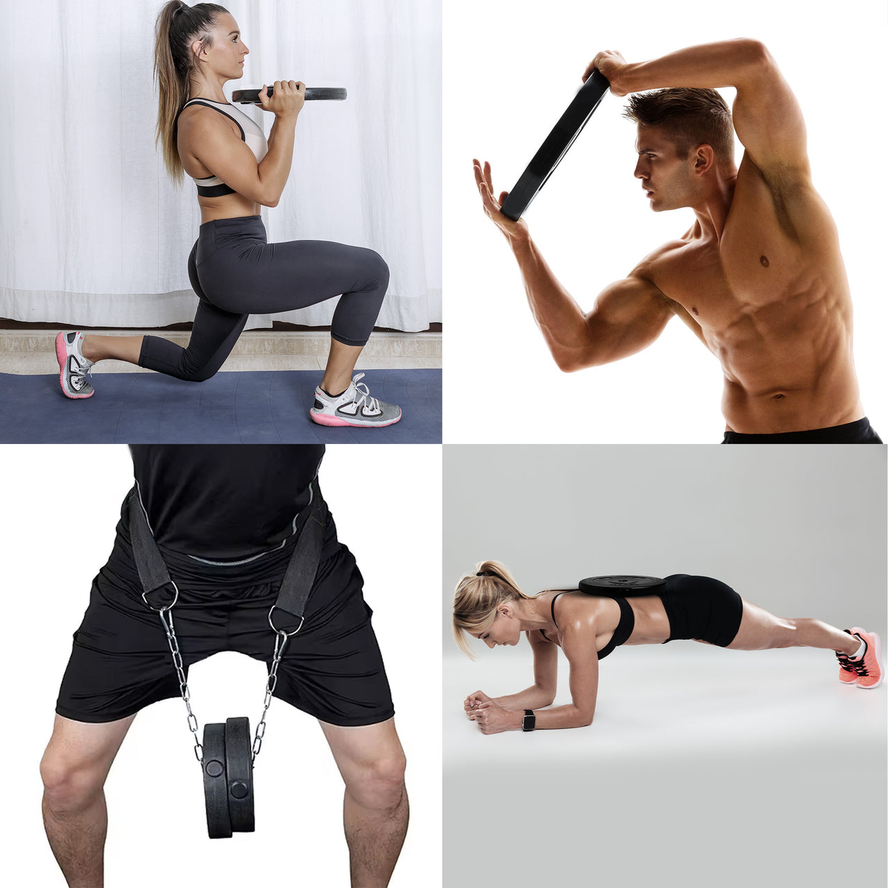 Gallant Weight Plates - 5kg Standard 1 Inch Vinyl Weights Discs 20kg Set For Men Women Different workout.