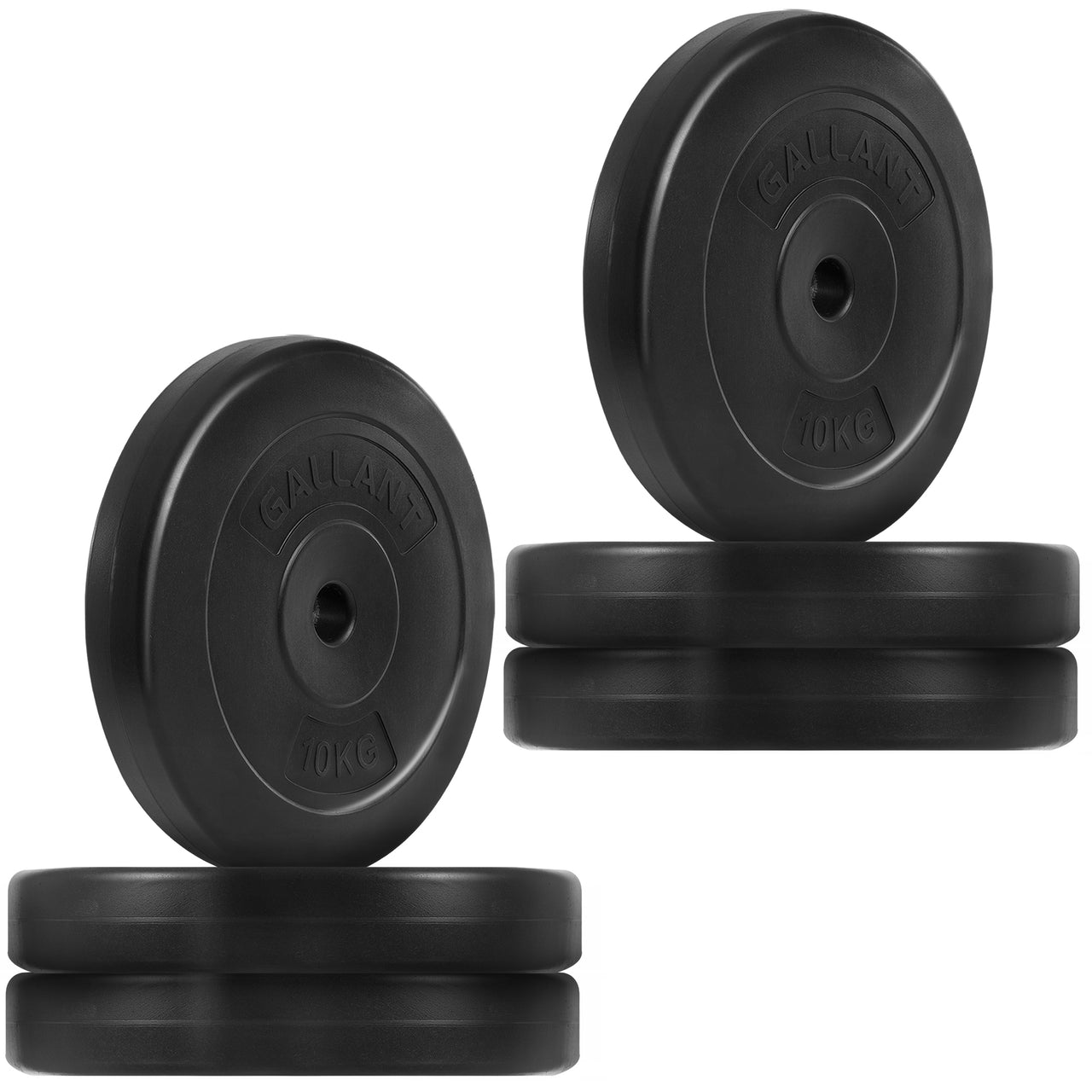 Gallant Weight Plates - 10kg Standard 1 Inch Vinyl Weights Discs 20KG-100KG - 10kg Weight Plates 60KG Main IMG.
