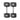 Rubber Encased Cast Iron Hex Dumbbells 7.5kg Set Main IMG.