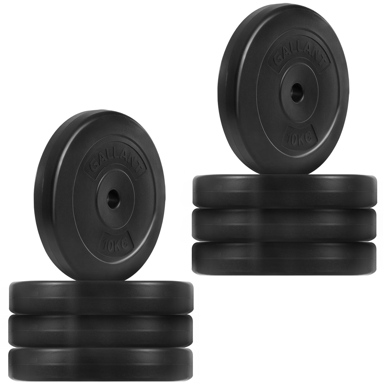 Gallant Weight Plates - 10kg Standard 1 Inch Vinyl Weights Discs 20KG-100KG - 10kg Weight Plates 80KG Main IMG.