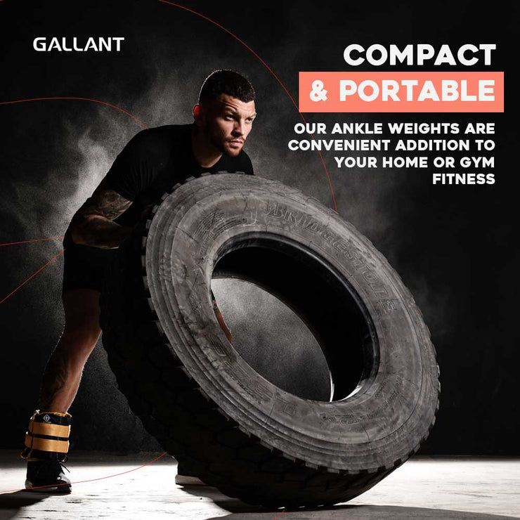 Gallant Wrist and Ankle Weights Compact And Portable.