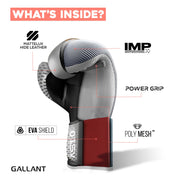 Atomic Series Boxing Glove - Silver What's Inside Details.
