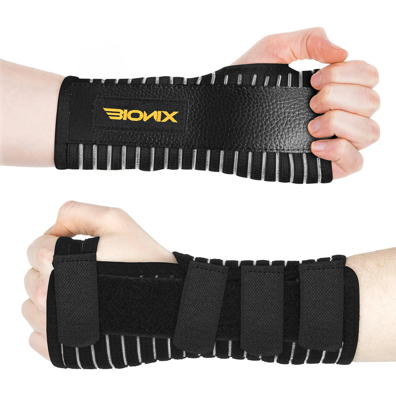 Bionix BEIGE WRIST SUPPORT - RIGHT SMALL to EXTRA LARGE - Hand and Wrist Support Black.