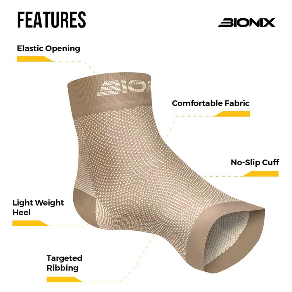 Bionix Plantar Fasciitis Socks Feature Details.