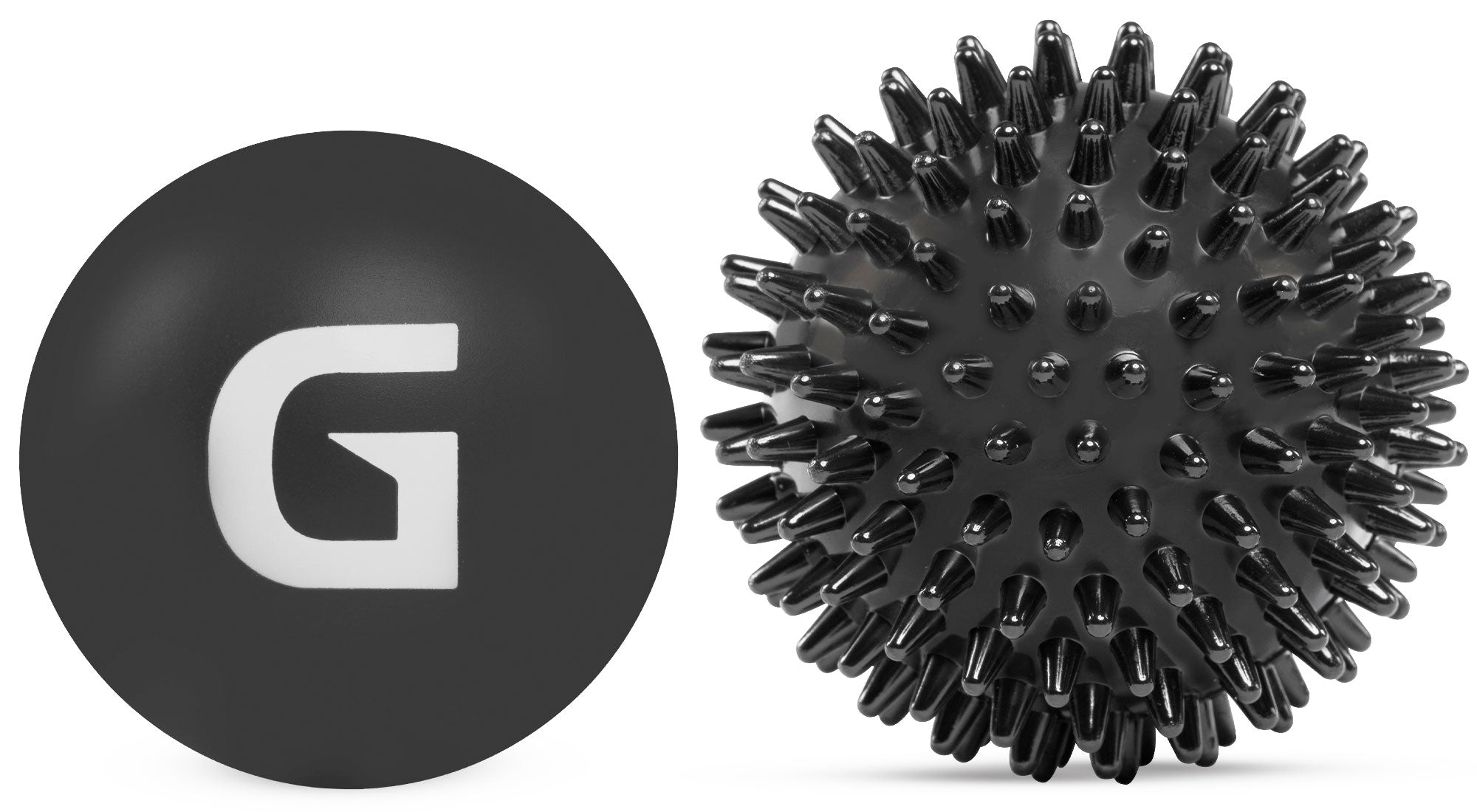 Spiky and Lacrosse Massage Ball Set Black Main IMG.