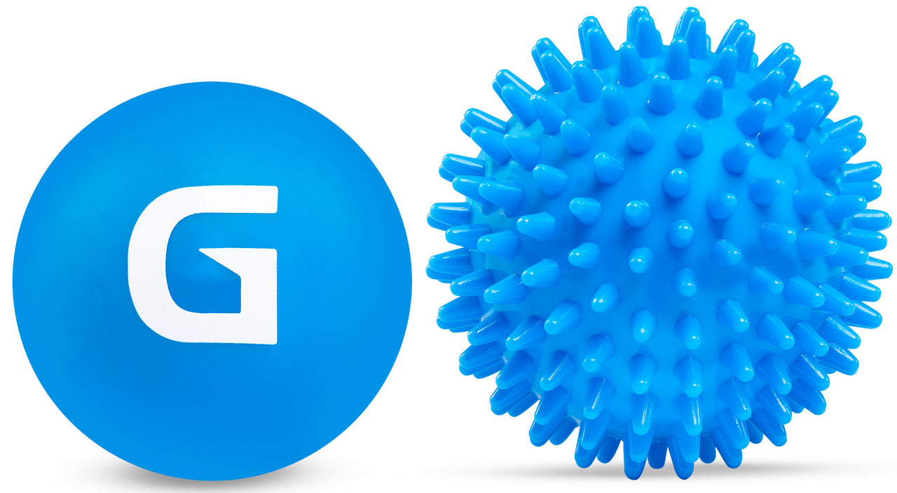Spiky and Lacrosse Massage Ball Set Blue Main IMG.
