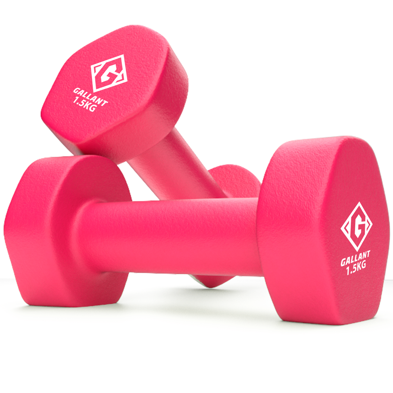 Gallant HEX Neoprene Dumbbells Hand Weights Pair - Dumbbell Weights Neoprene