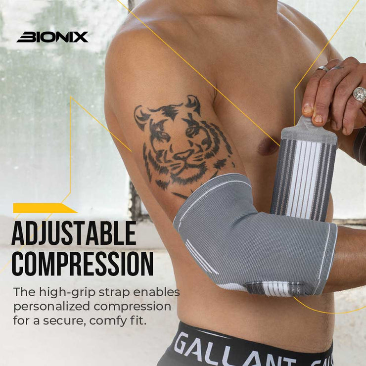 Elbow Bandage Support Set Adjustable Compression.