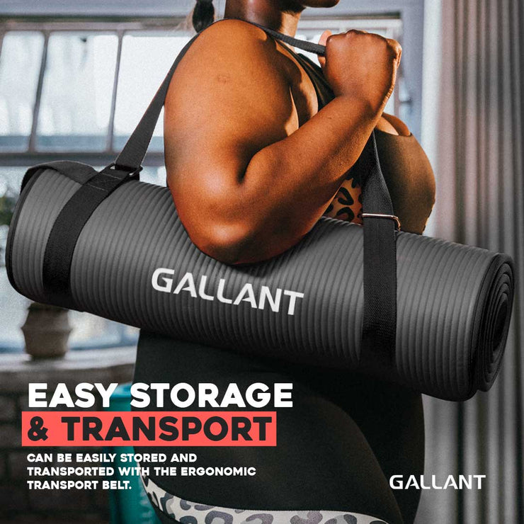 Gallant NBR Fitness Exercise Mat Easy Storage And Transport.