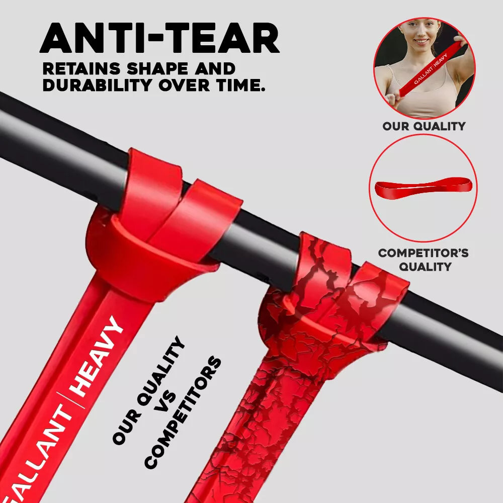 Gallant Power Bands Resistance Pull UP Bands -Commercial Quality Latex