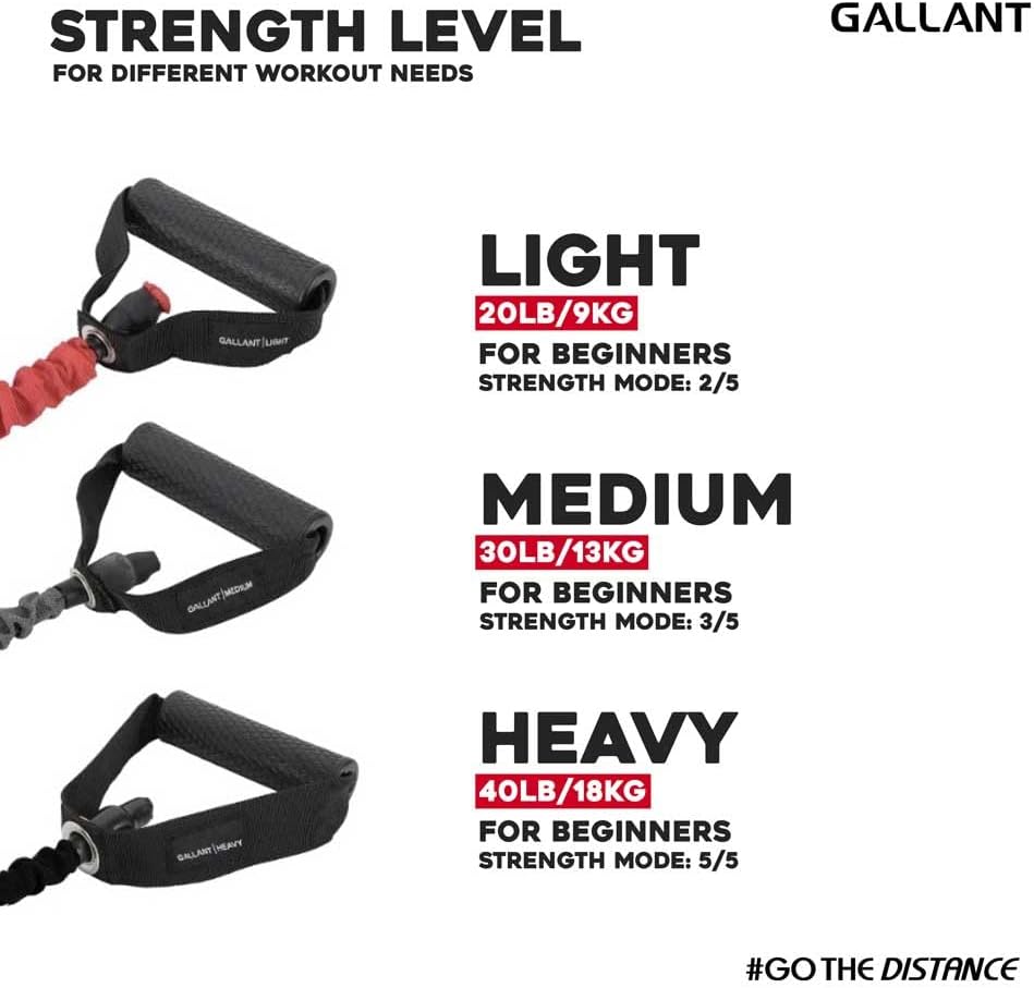 Gallant Resistance Tubes Strength Level.