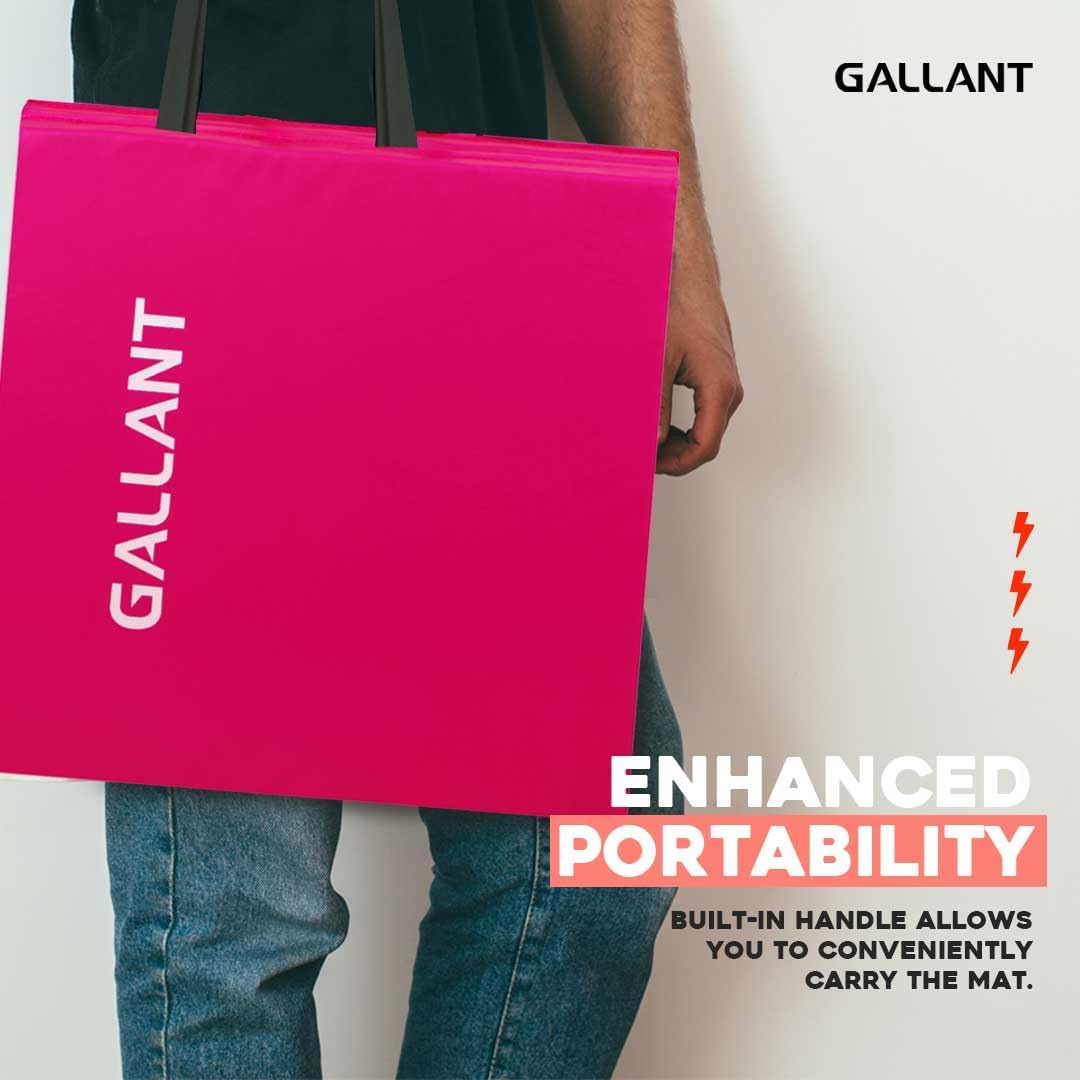 Gymnastics Mat Tri Foldable Exercise Workout Mat Enhanced Portability.