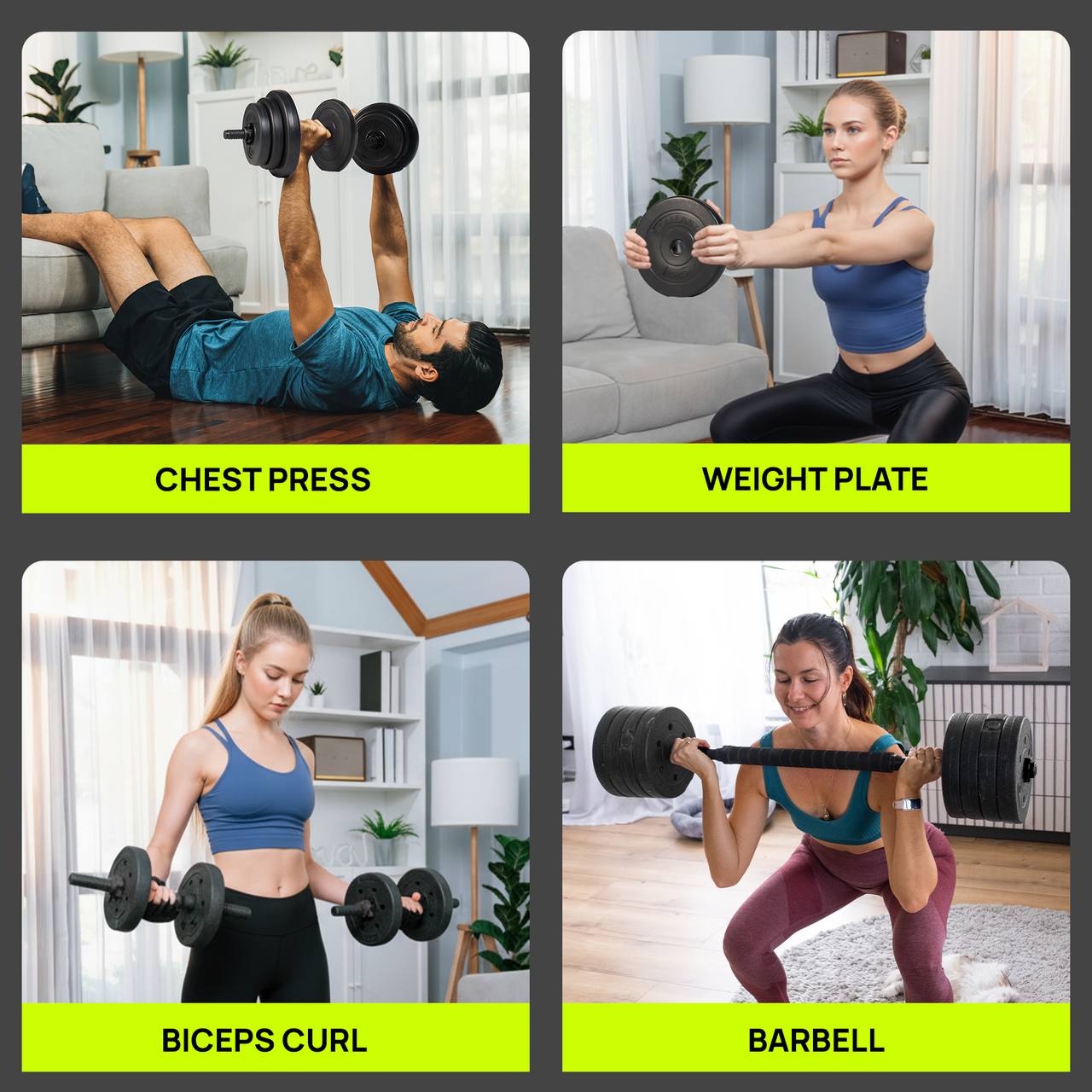 Gallant 2 in 1 Adjustable Dumbbells Weights Set With Barbell Connector 10kg 15kg 20kg