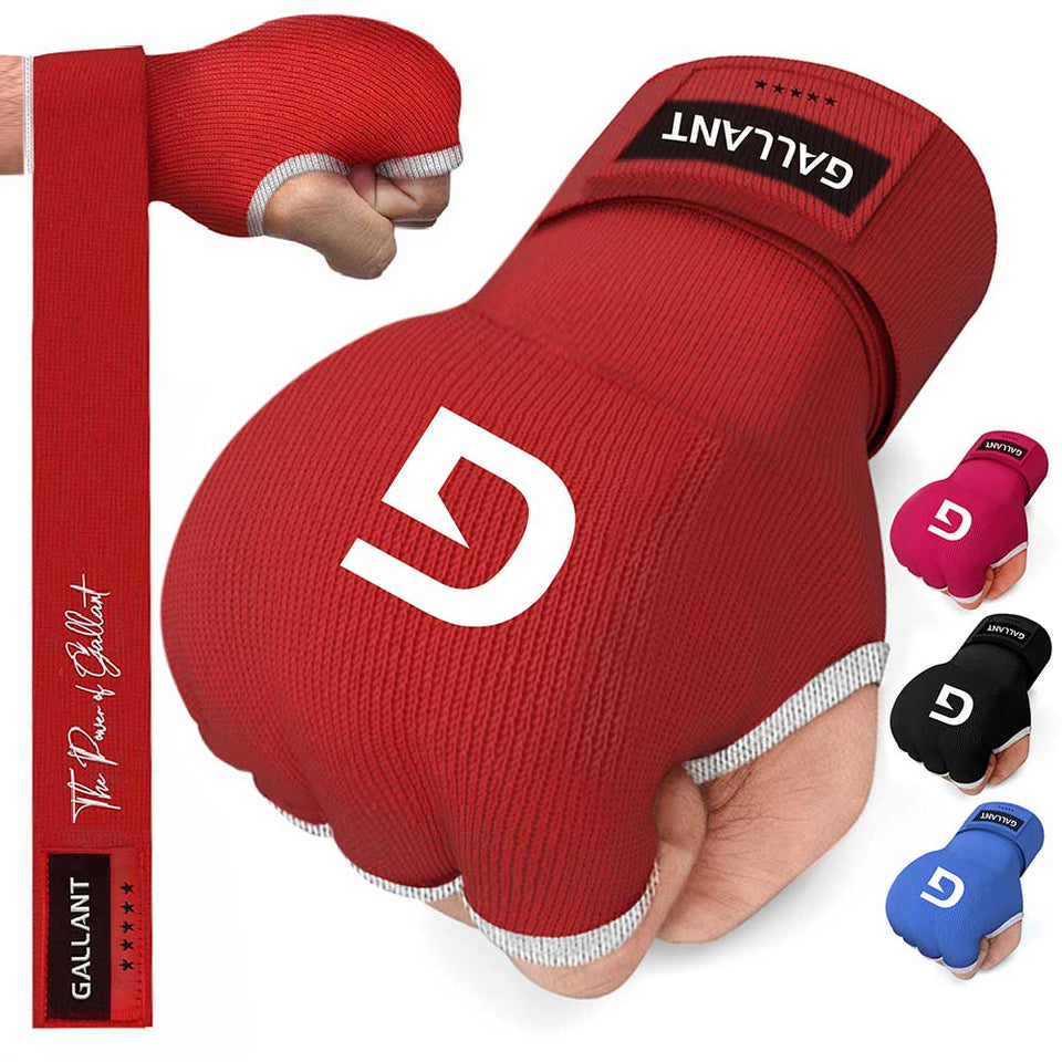 Gel Boxing Hand Wraps Inner Gloves Boxing Wraps [Red