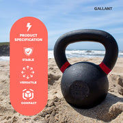 Gallant Cast Iron Kettlebells Product Specification Details.