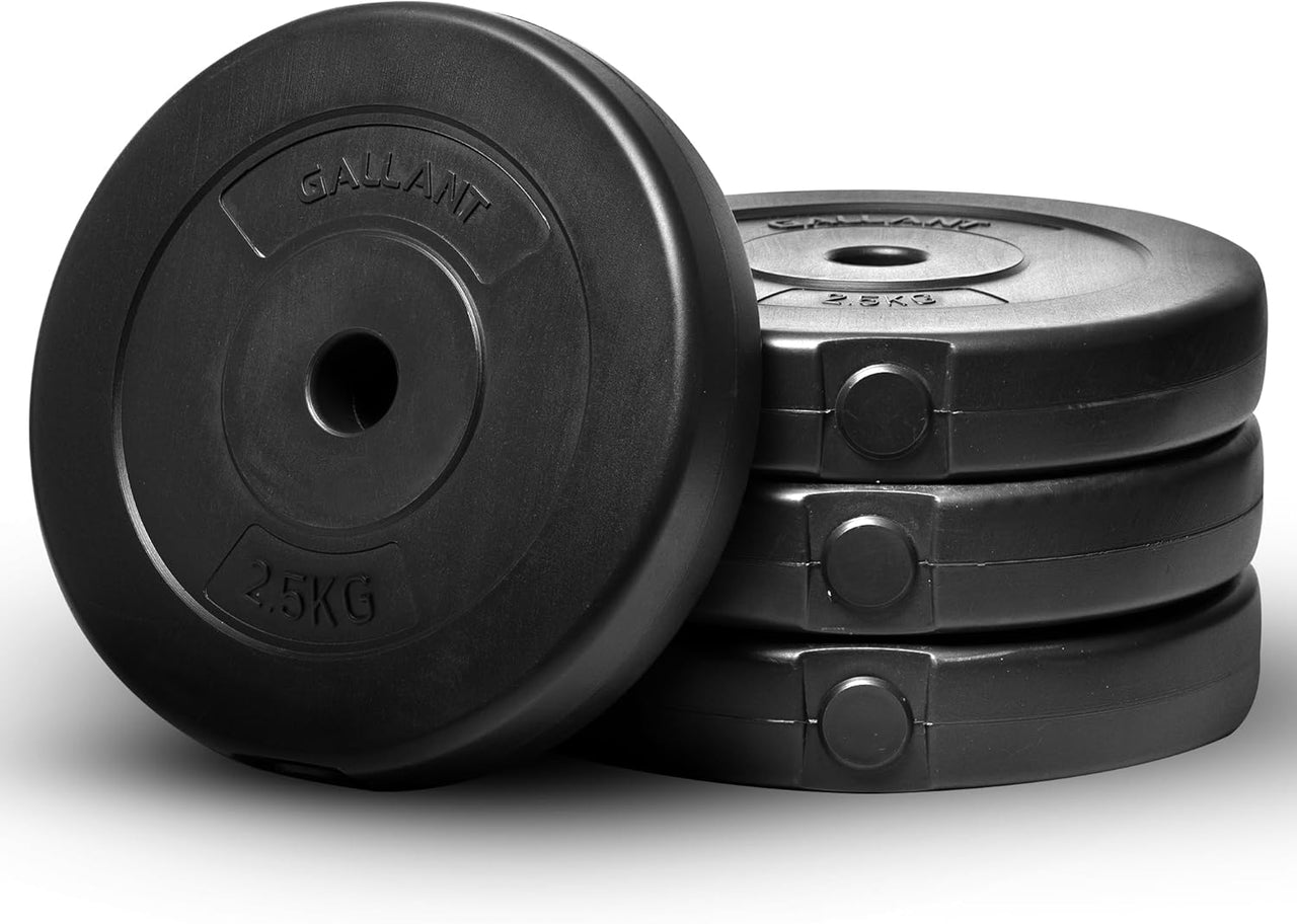 Gallant Weight Plates - 5kg & 2.5kg Standard 1 Inch Vinyl Weights Discs 20kg & 10kg Set For Men Women, 2.5kg Main IMG.