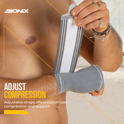 Premium Wrist Support Strap Adjust Compression.