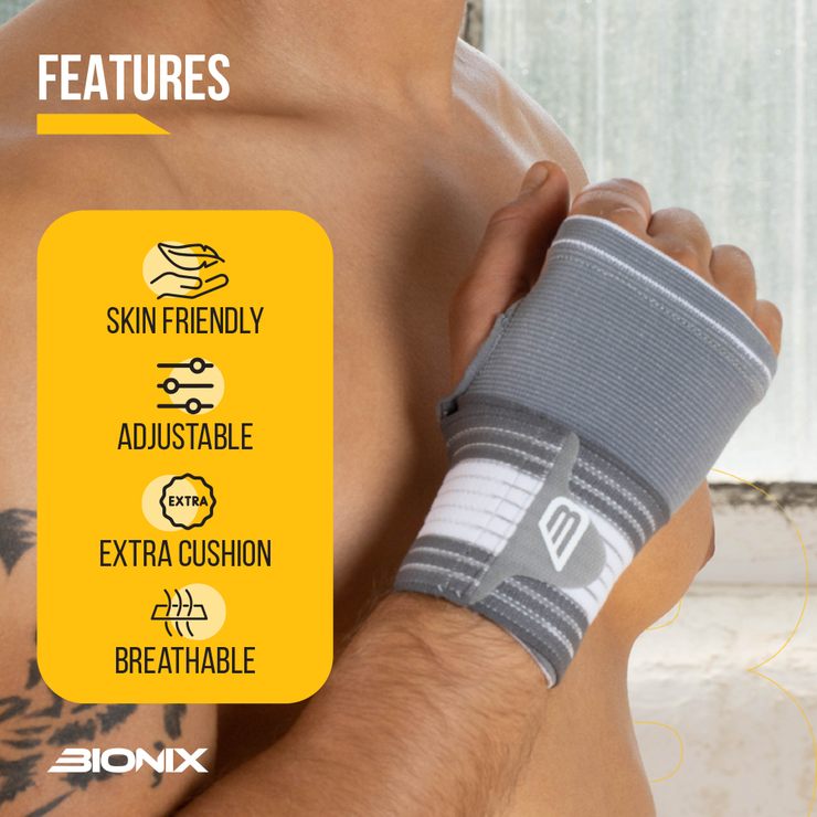 Premium Wrist Support Strap Product Features Details.