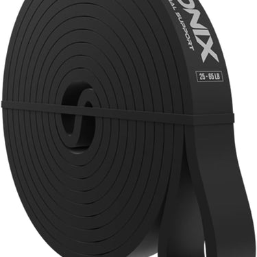 Pull-Up Assistance Resistance Exercise Bands Set Black.