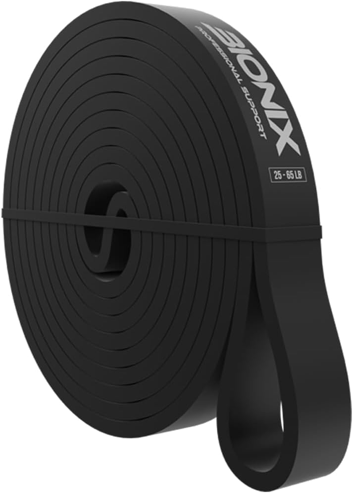 Pull-Up Assistance Resistance Exercise Bands Set Black.