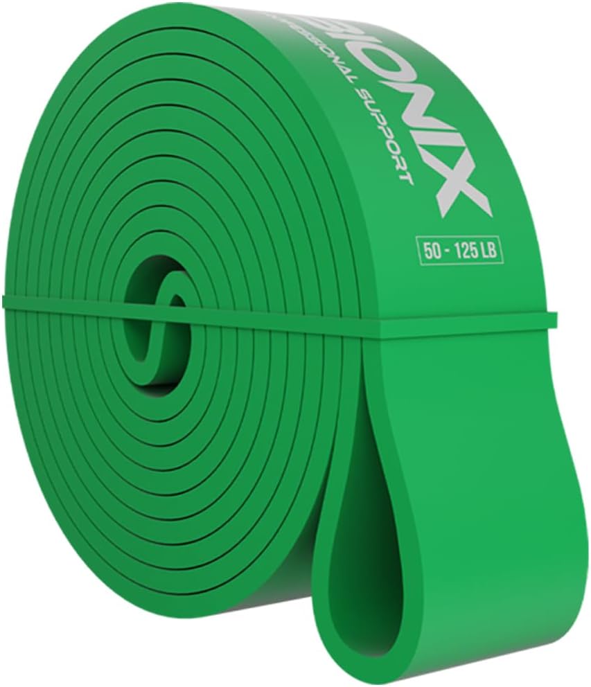 Pull-Up Assistance Resistance Exercise Bands Set Green.