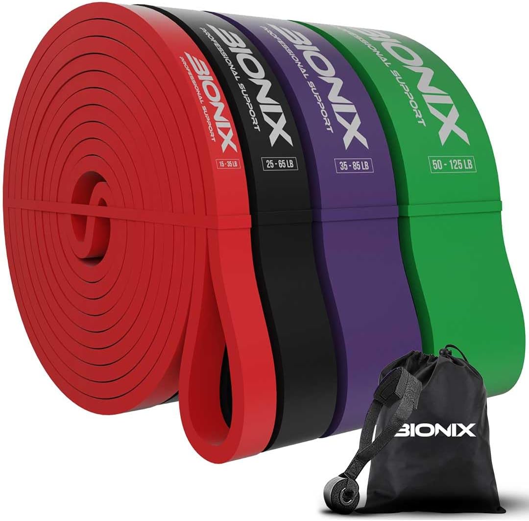 Pull-Up Assistance Resistance Exercise Bands Set 4-Set.