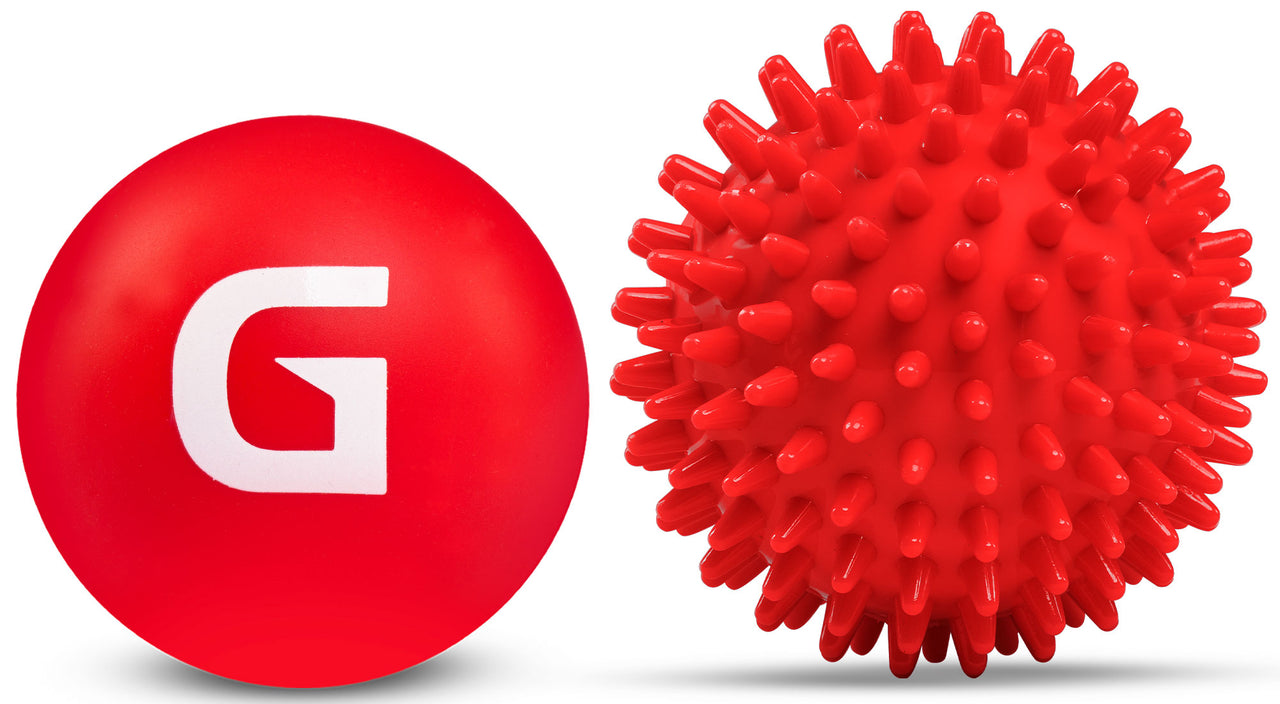 Spiky and Lacrosse Massage Ball Set Red Main IMG.