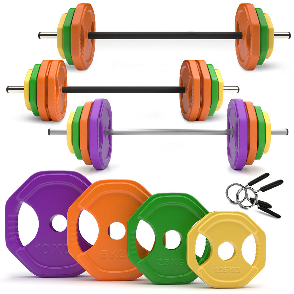 Bar Body Pump Studio Barbell Set Commercial Grade Dumbbells UK