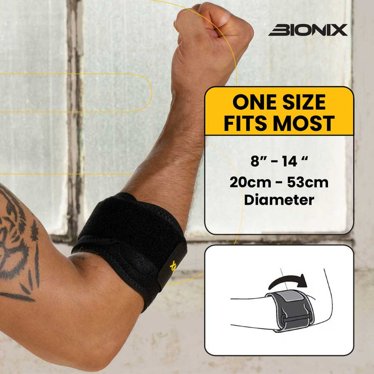 BIONIX TENNIS ELBOW STRAP One Size Fit Most.