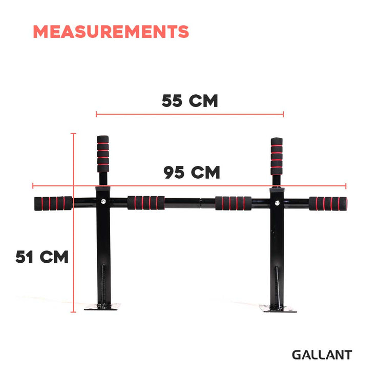 Wall Mounted Pull UP Bar Measurements.