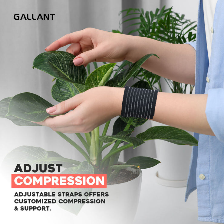 Gallant Wrist Compression Support Wrap Bandages Adjust Compression.