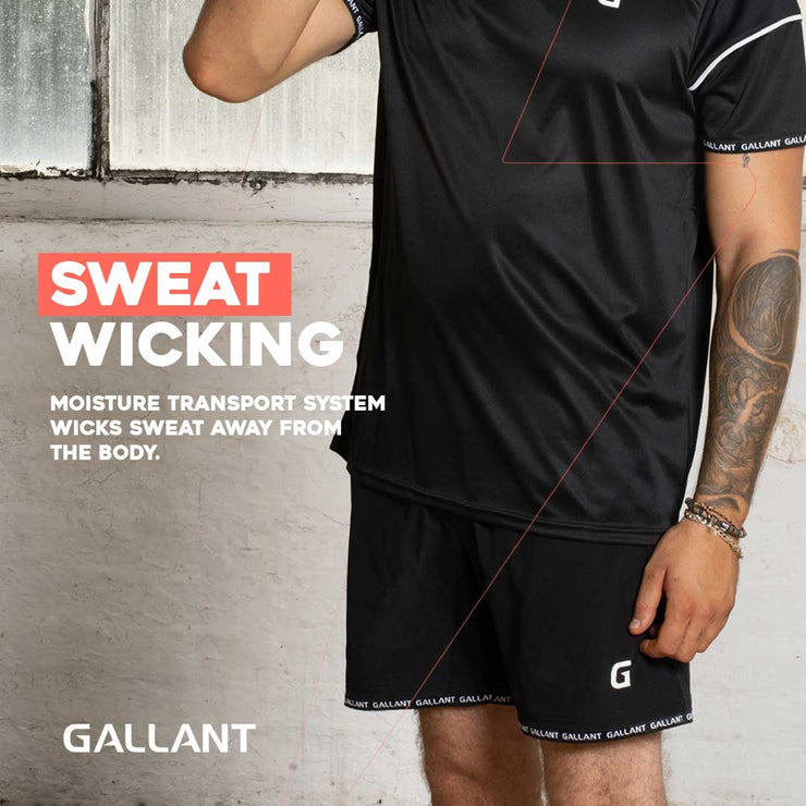 Gallant Men's Training Shorts,sweat wicking.