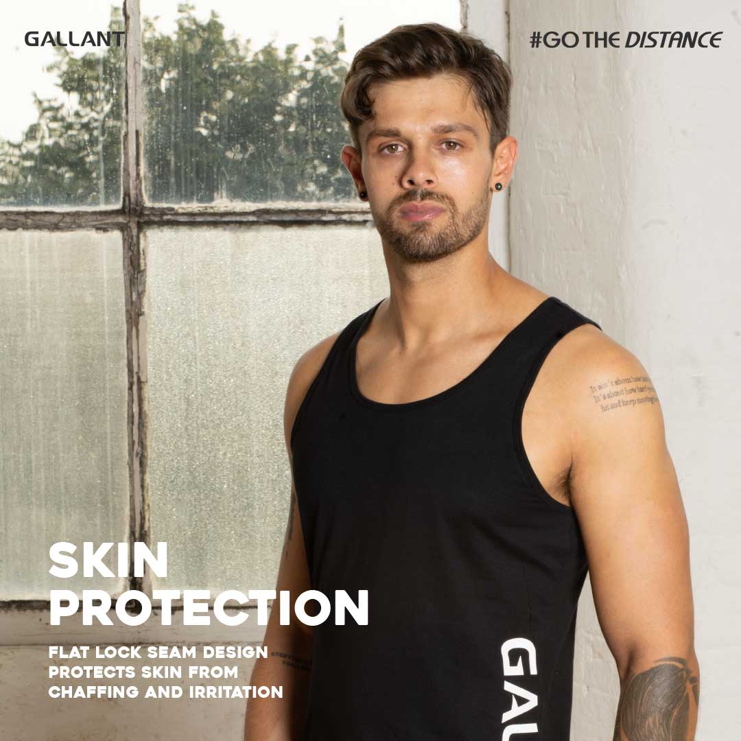Gallant Racer Back Vest Top, Skin protection.