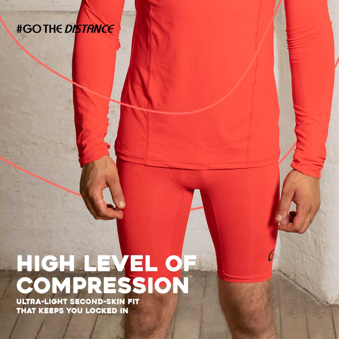 Gallant Base Layer Shorts - Red, High level of compression.
