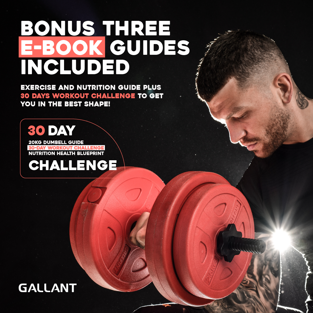 Gallant Dumbbell Set 20kg Dumbbell Weight Set Gallant Sport