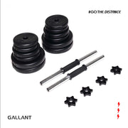 20kg Vinyl Dumbbell Set Free Hand Weights Adjustable, Go the distance.